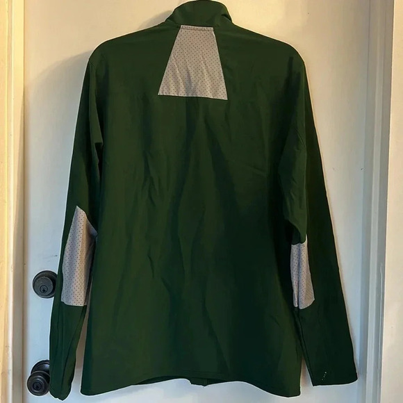 UNDER ARMOUR Squad Woven Warm Up Jacket green Zip medium - Picture 5 of 5